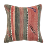 Vintage turkish kilim cushion cover, 45x45 cm