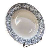 Plat rond creux en porcelaine anglaise Minton, modèle Florentine