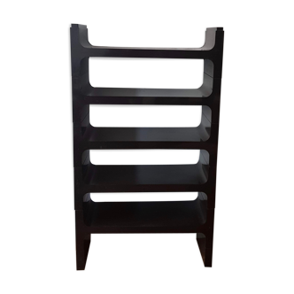 Design VARDANI modular library in brown ABS plastic