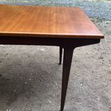 Teak table and exotic wood made in France