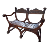 Neo-Gothic bench Dagobert style