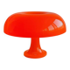 Lampe champignon rouge vintage