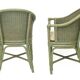 Rattan lounge by Maugrion, 1980