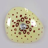 Large Vintage Czechoslovakian Opaline Glass Pendant Lights, 1970s, Set of 2