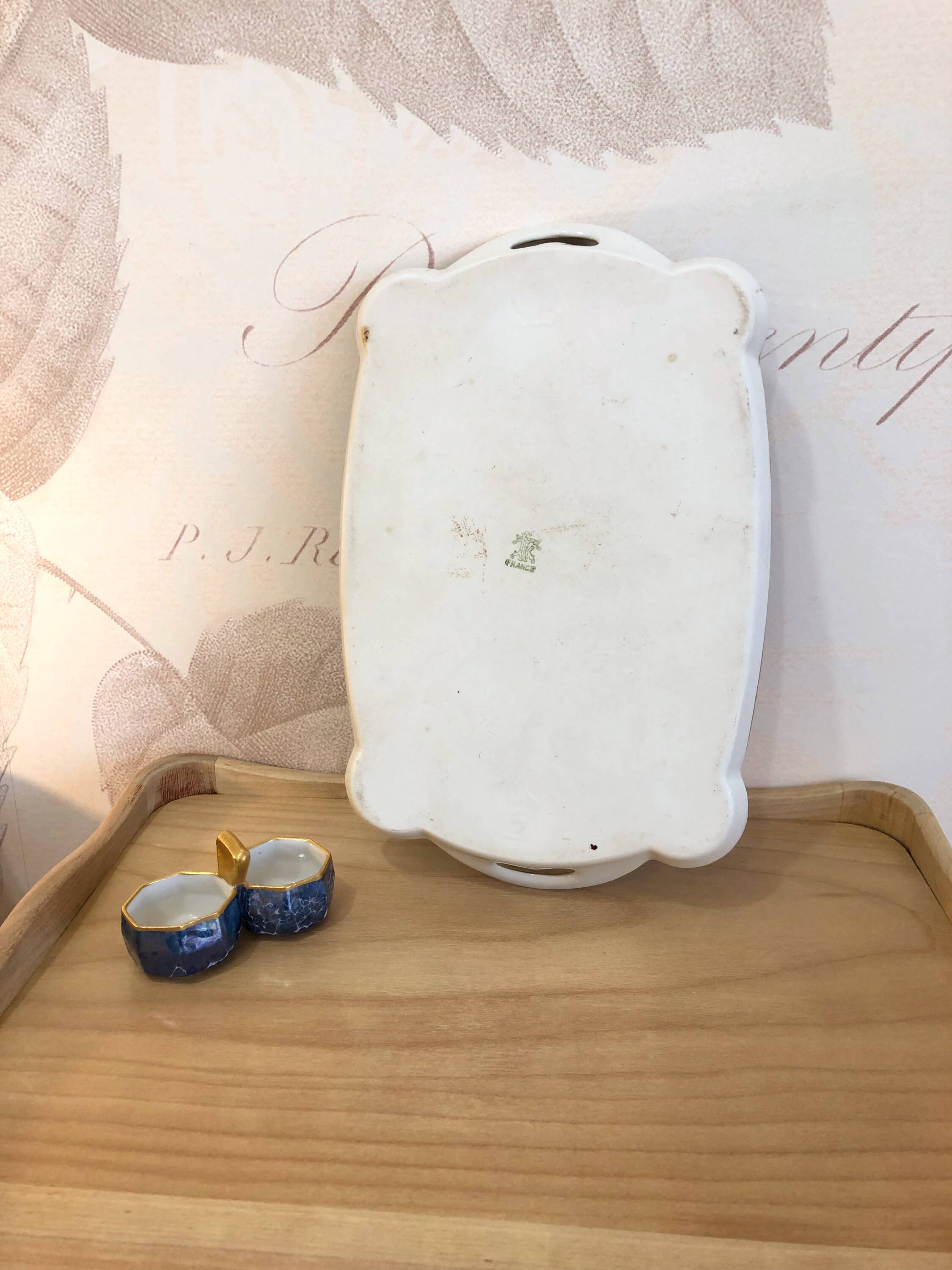 Plat de service vintage