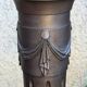 Pair of Grey Painted Wooden Pedestal Columns, Napoleon III Period