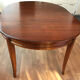 Round table and 2 cherry wood extensions