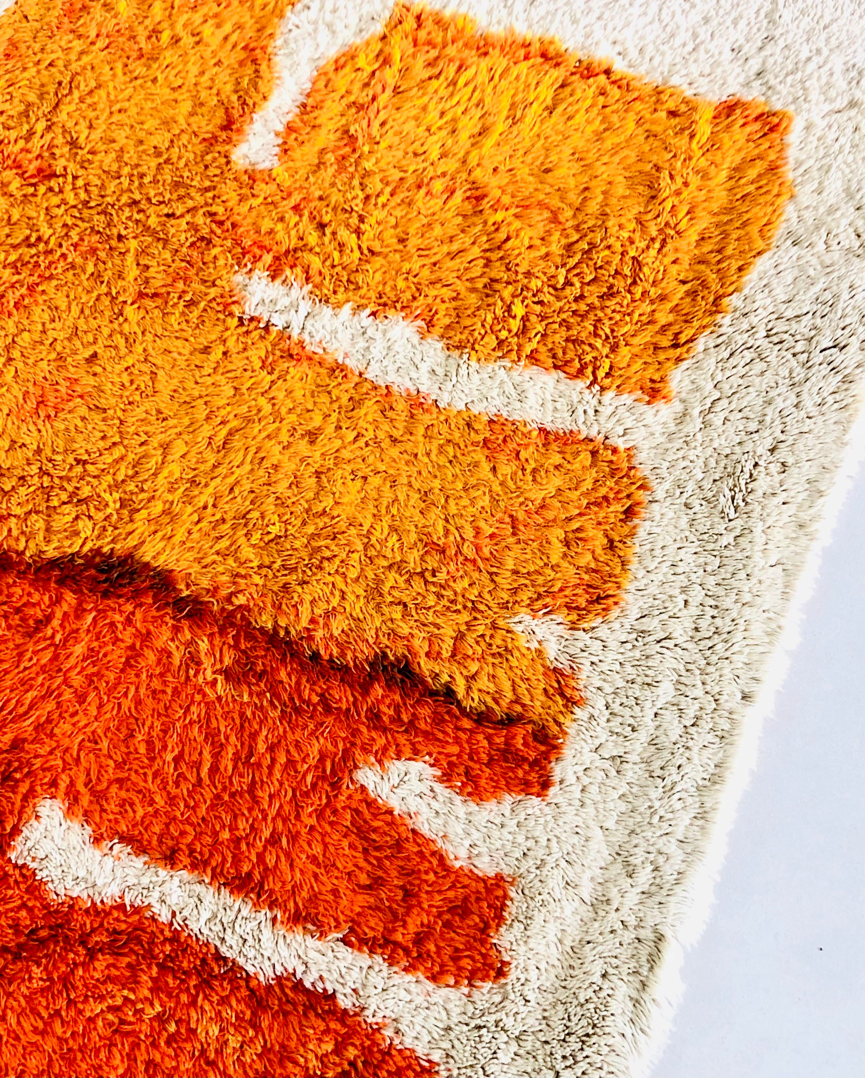 2x3 wool rug by Hojer Eksport Wilton, Joker model, Denmark 70s