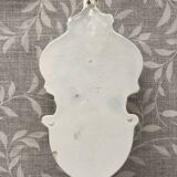 old white porcelain font