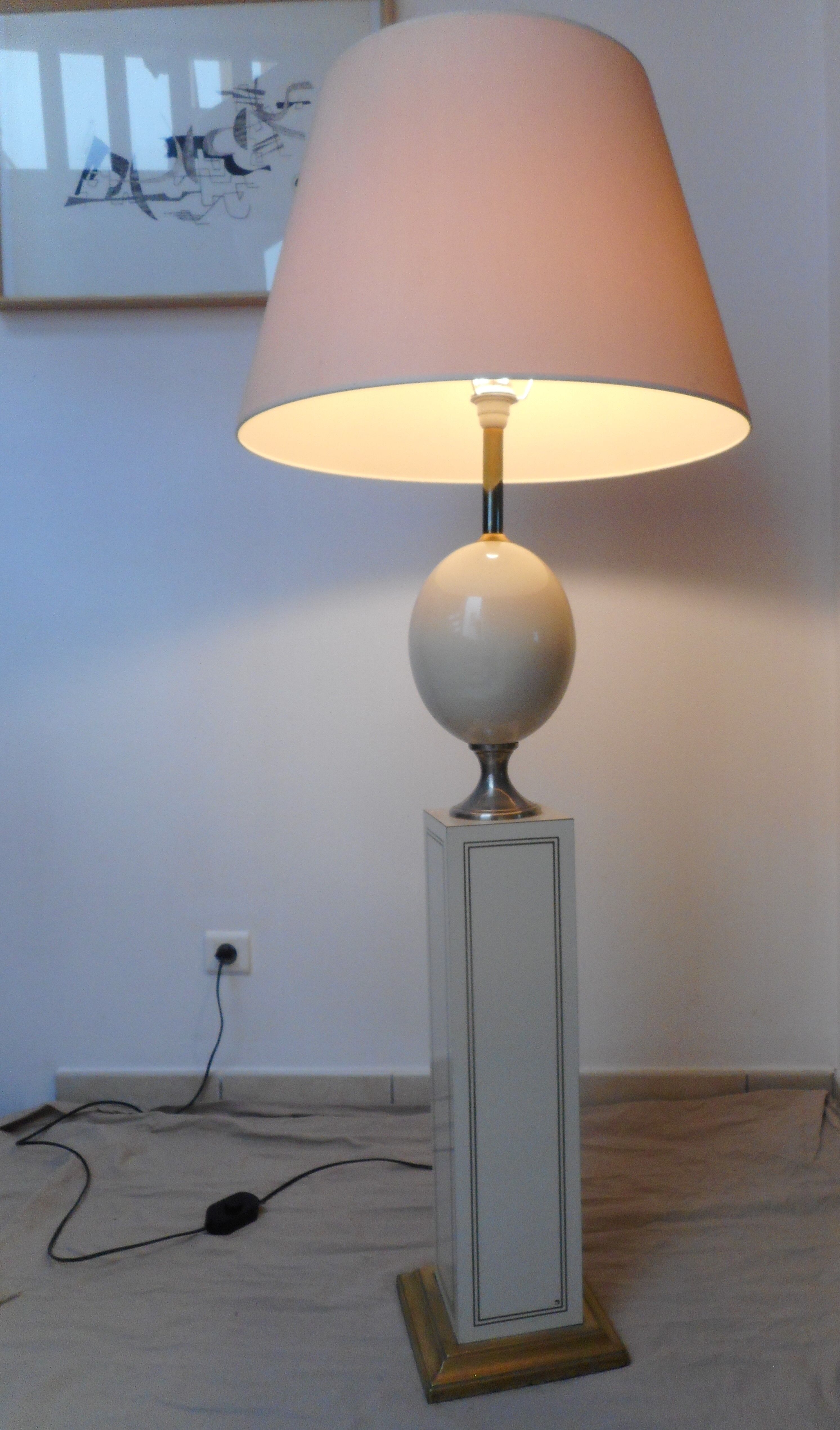 Vintage floor lamp by Maison Le Dauphin