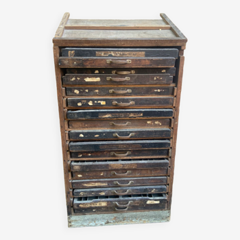 Old printing furniture