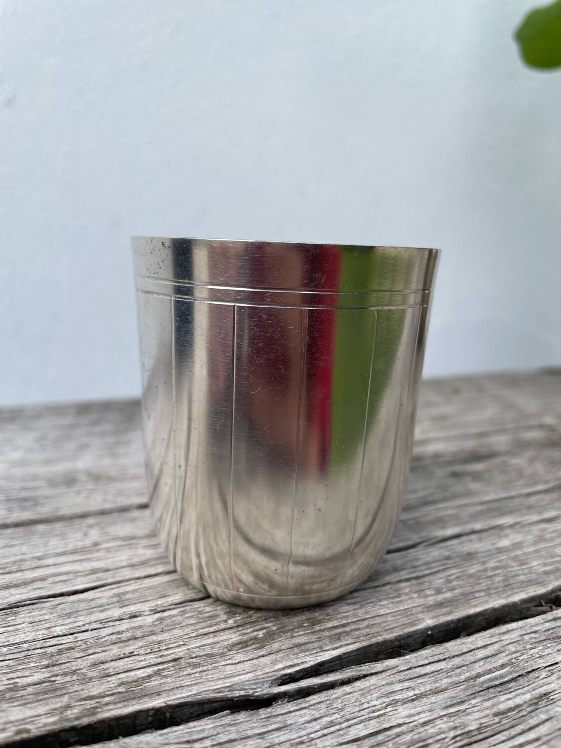 Timbale verre art déco