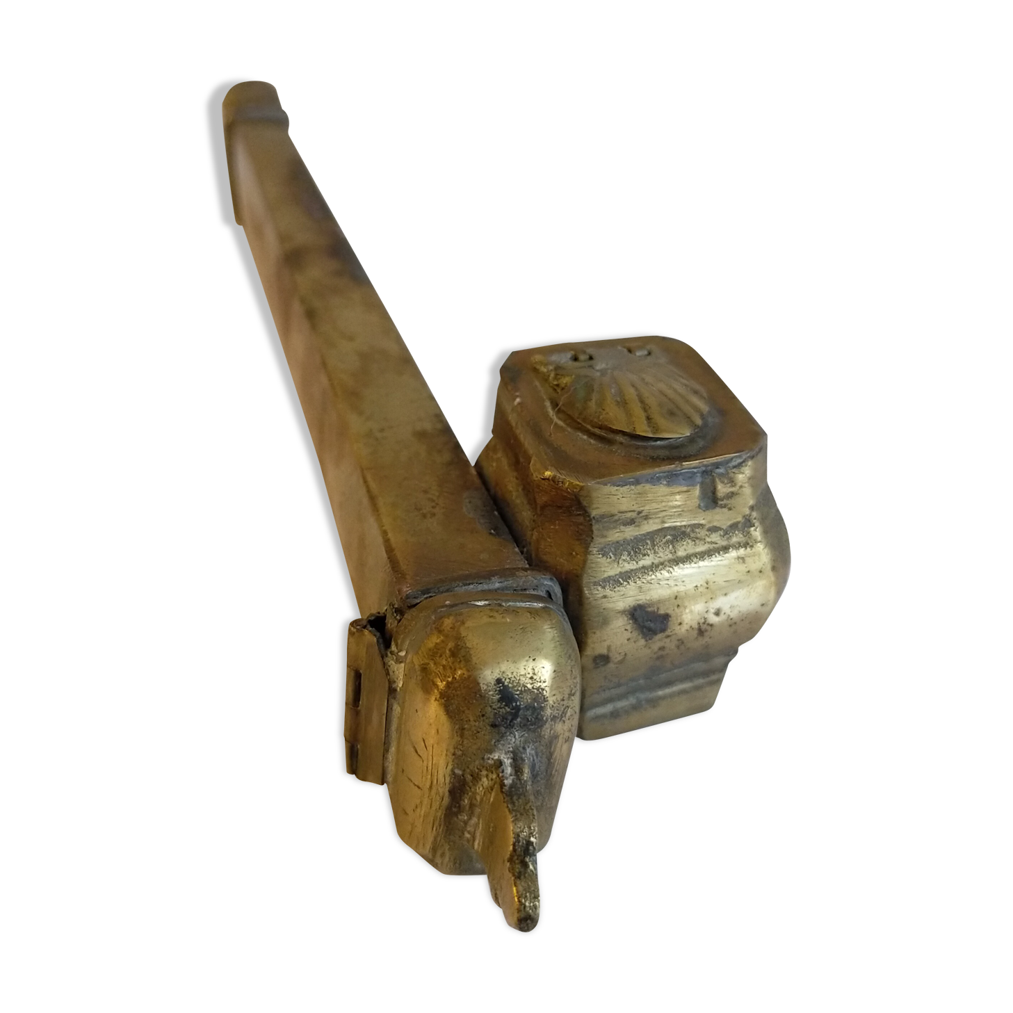 Brass case for writing