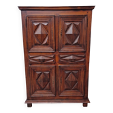 Grand vaisselier en bois massif style ancien