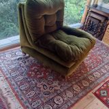 Fauteuil velours des années 60/70 en parfait état