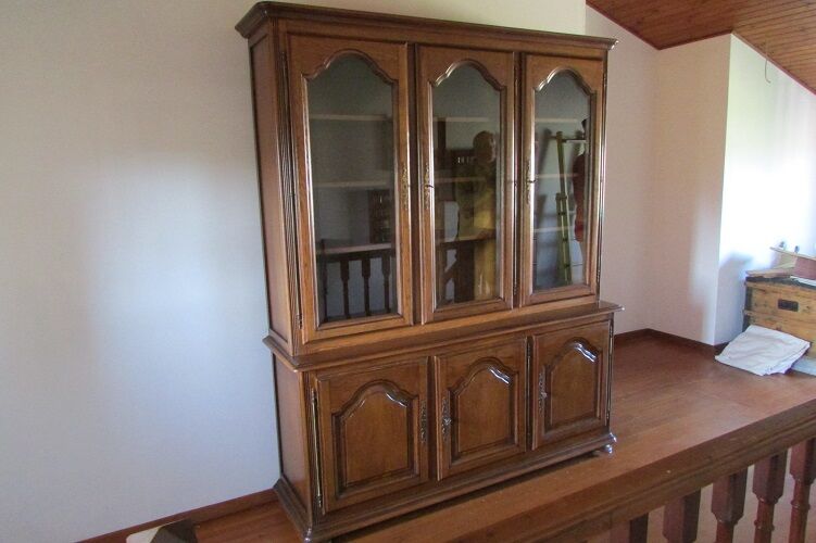 Library 3 doors full and glazed oak