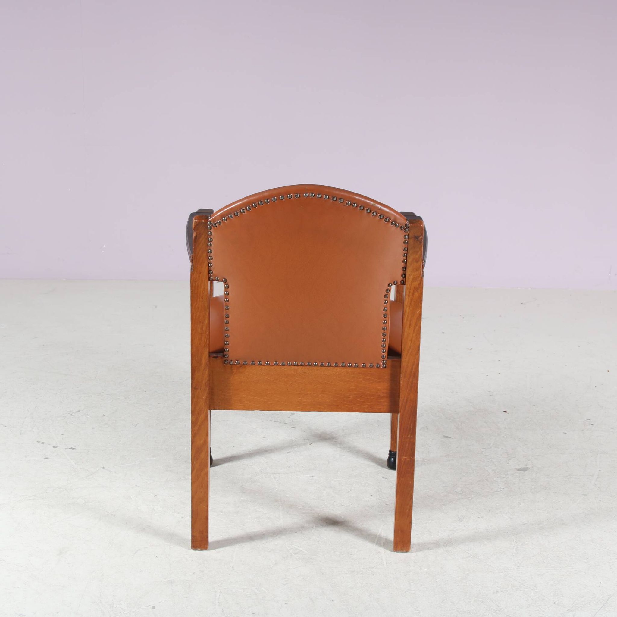 1920s Amsterdamse School style chair by Paul Bromberg for ‘t Woonhuys, Amst