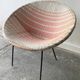 Vintage Mid-Century woven Sputnik  bucket chair