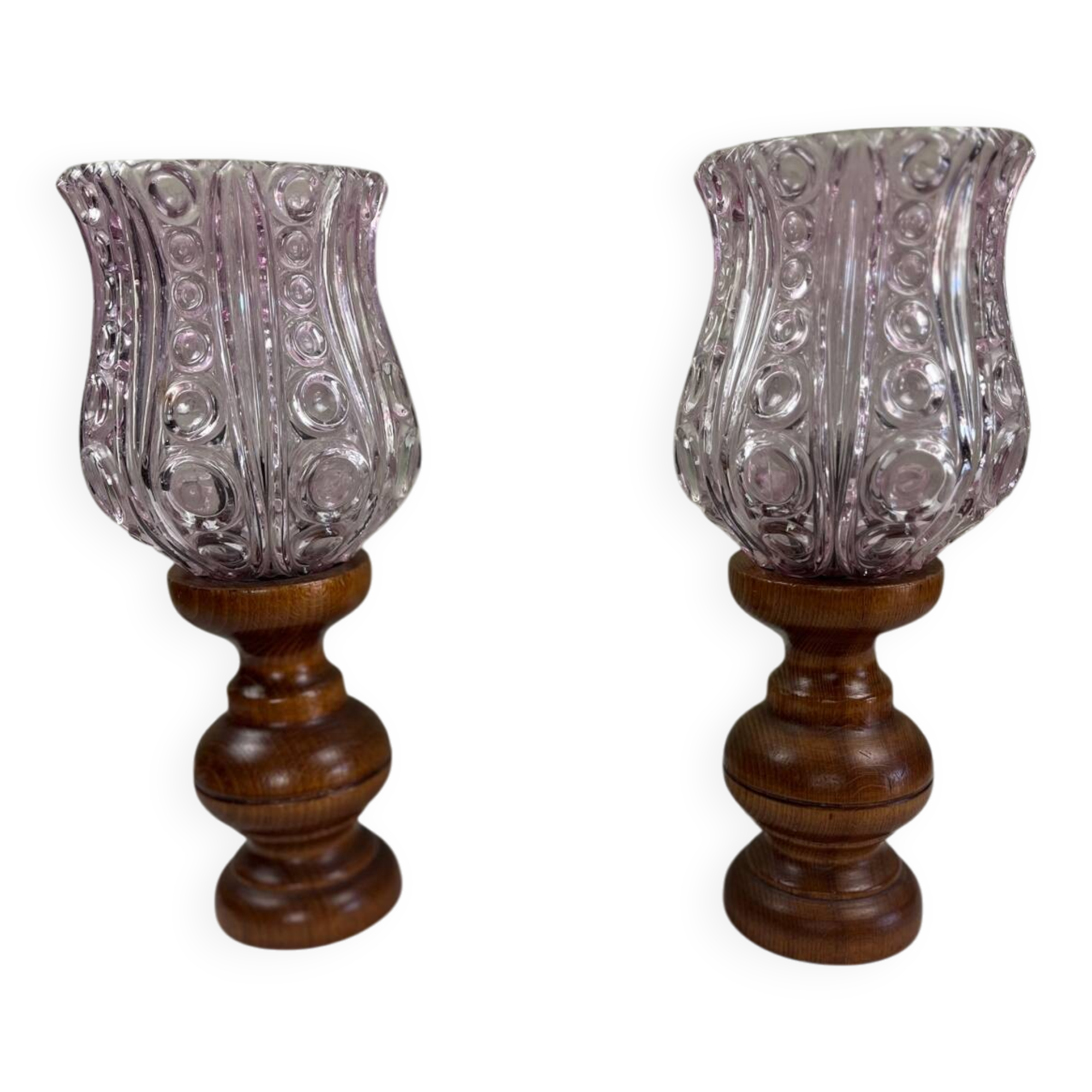 Art Deco bedside lamps