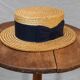 1920 boater and his hat box