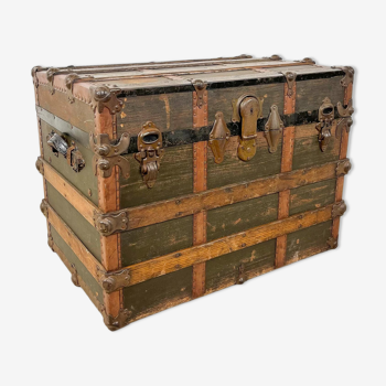 Antique american trunk chest 1900s