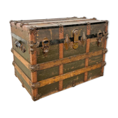 Antique american trunk chest 1900s