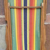 Vintage deckchair, lounge chair or chaise longue