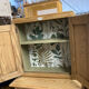 Small cabinet of curiosities / workshop furniture spruce