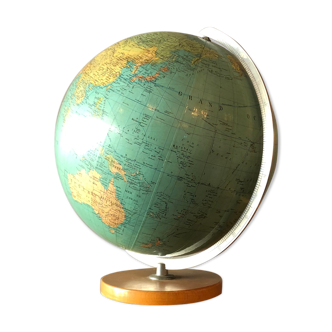 Vintage globe globe map
