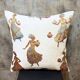 African Pottery Women Jacquard Cushion, Figural Woven Pillow Cover