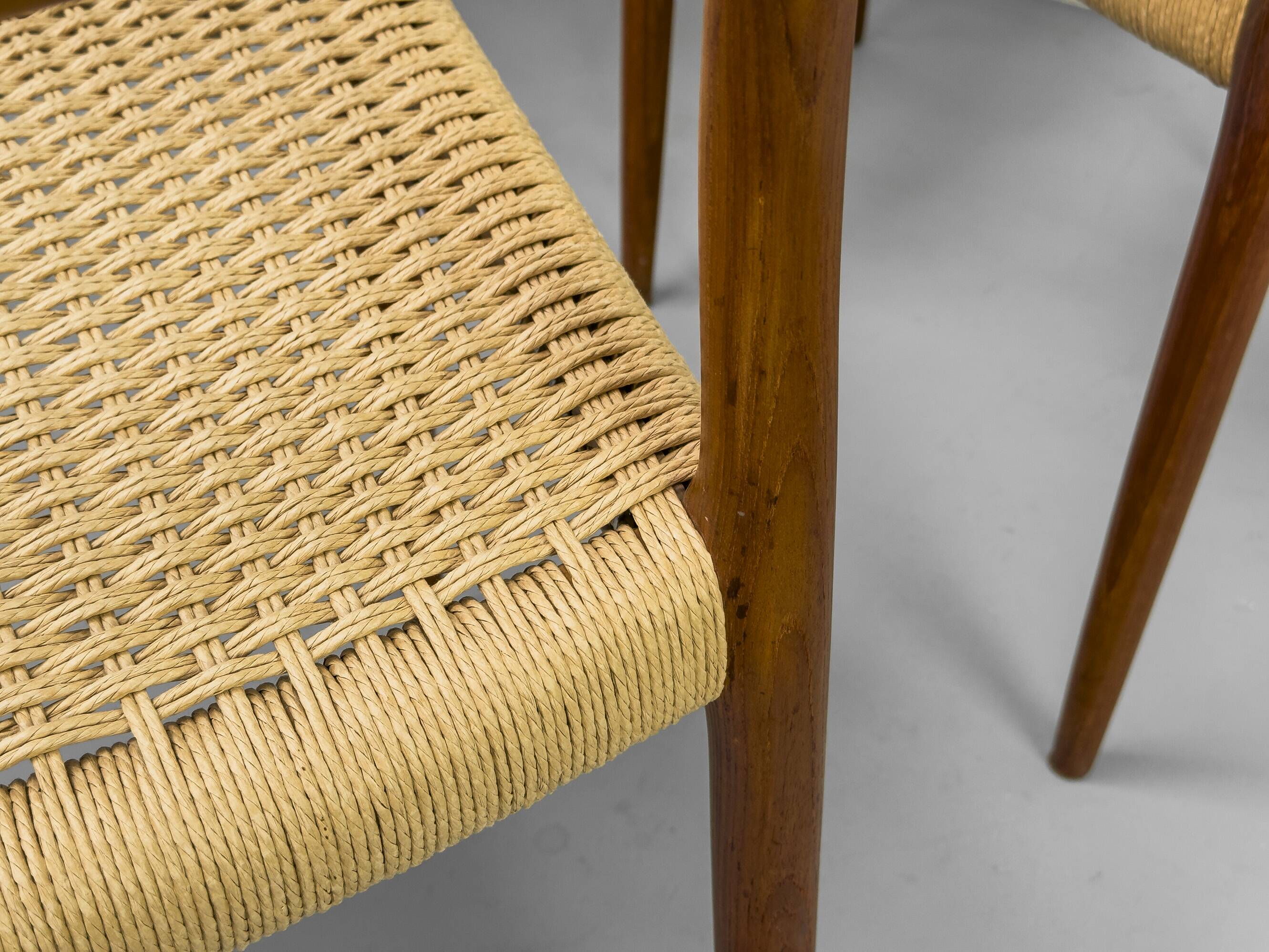 Model 75 Chairs by Niels O. Møller for J.L Møllers, 1960s, Set of 4