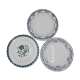 Lot de 3 anciennes assiettes