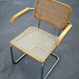 Cesca chair B64 with armrests by Marcel Breuer Design