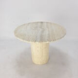 Italian Travertine Coffee Table, 1980s