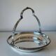 Silver-plated fruit basket with a movable handle – Louis XVI style