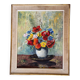Tableau, huile sur toile -"Bouquet de fleurs"