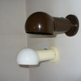 Pair of eye ball wall lamps - Resistex - from the 70s