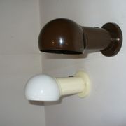 Pair of eye ball wall lamps - Resistex - from the 70s