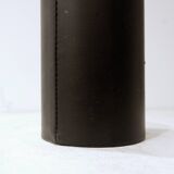 Steel and faux leather Cylinder Umbrella Stand - 1970s