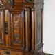 Petit Buffet Deux Corps en Noyer Massif, style Renaissance – Milieu XIXe
