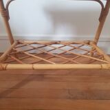 Rattan end table