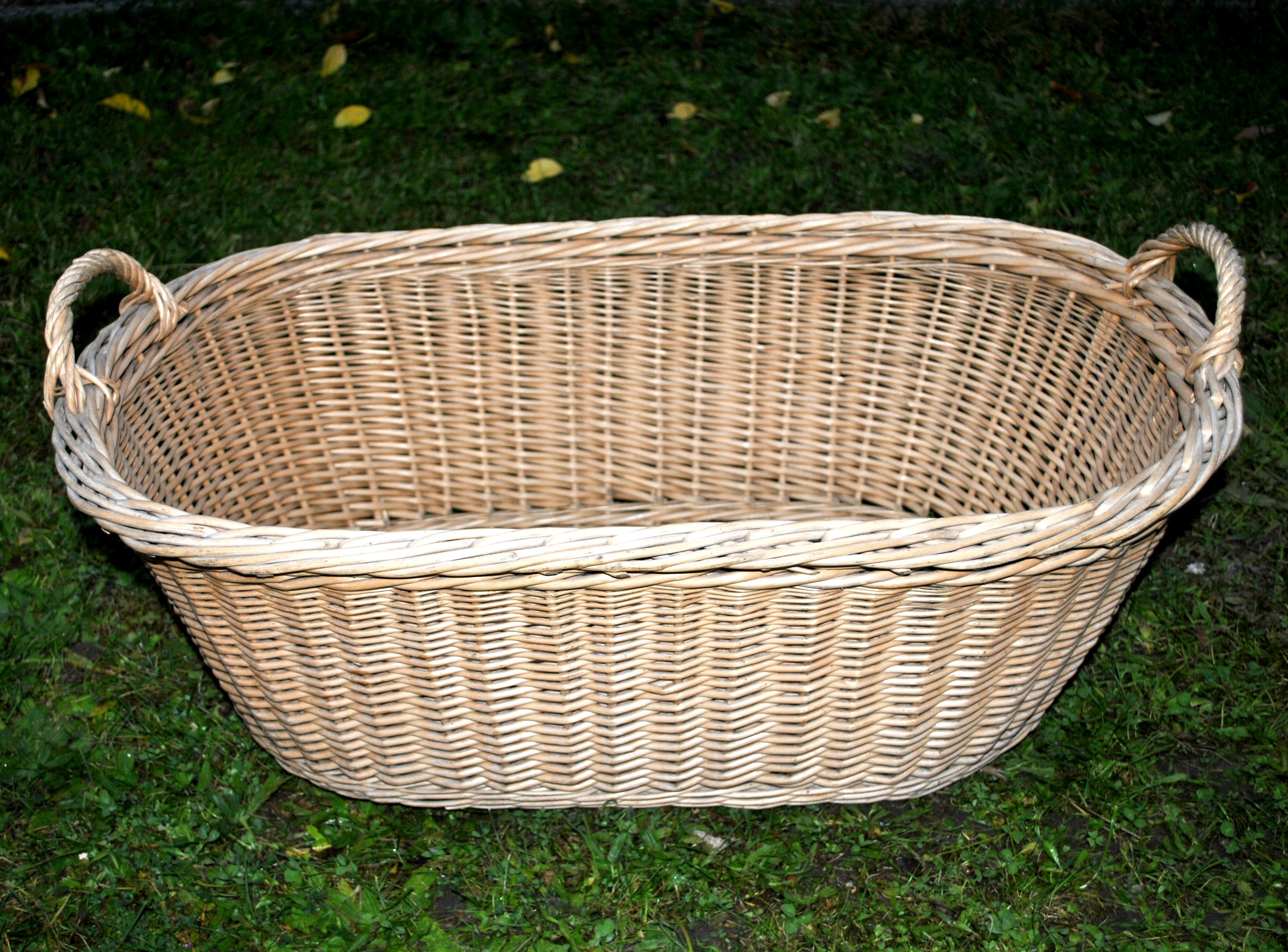 Antique wicker basket