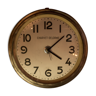 Horloge ronde Charvet-Delorme