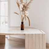 Table basse en travertin