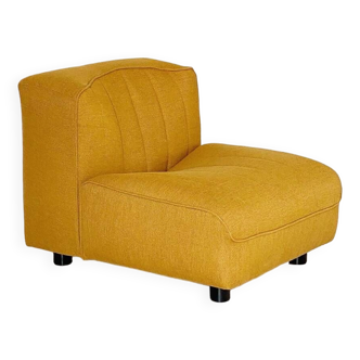 Tito Agnoli yellow fireside chair