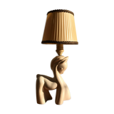 Ceramic lamp in the shape of a horse. 1950s/60s