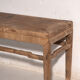 Banc bas ancien en bois de pin – Chine, vers 1890