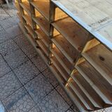 Wooden locker cabinet