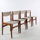 4 chaises Erik Buch