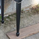 Restored antique console – Haussmannian elegance & velvet finish